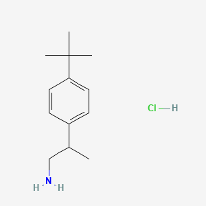 [2-(4-tert-Butylphenyl)propyl]amine hydrochloride