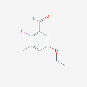 5-Ethoxy-2-fluoro-3-methylbenzaldehyde