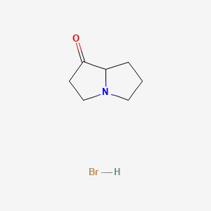 Hexahydro-1H-pyrrolizin-1-one hydrobromide