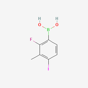 (2-Fluoro-4-iodo-3-methylphenyl)boronic acid