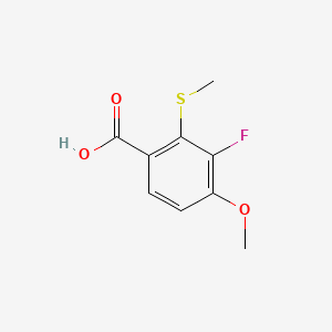 3-Fluoro-4-methoxy-2-(methylthio)benzoic acid