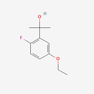 2-(5-Ethoxy-2-fluorophenyl)propan-2-ol