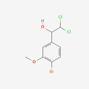 1-(4-Bromo-3-methoxyphenyl)-2,2-dichloroethanol