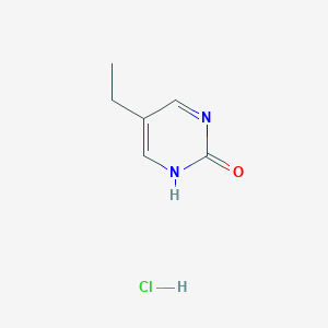 molecular formula C6H9ClN2O B1402890 5-乙基-2-嘧啶醇盐酸盐 CAS No. 117889-72-2
