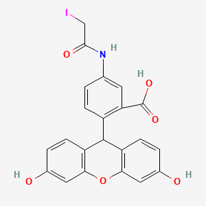 molecular formula C22H16INO6 B14028909 Fluorescein-5-iodoacetamide 