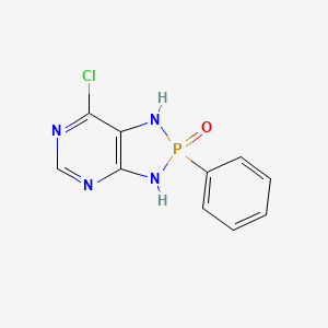 7-Chloro-2-phenyl-1,3-dihydro-[1,3,2]diazaphospholo[4,5-d]pyrimidine 2-oxide