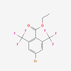 Ethyl 4-bromo-2,6-bis(trifluoromethyl)benzoate