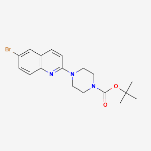 Tert-butyl 4-(6-bromoquinolin-2-yl)piperazine-1-carboxylate