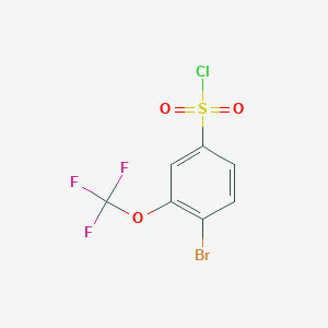 4-Bromo-3-(trifluoromethoxy)benzenesulfonyl chloride