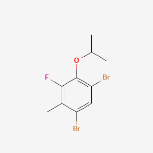 1,5-Dibromo-3-fluoro-2-isopropoxy-4-methylbenzene