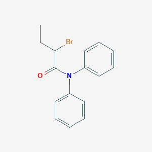 molecular formula C16H16BrNO B1402902 2-Bromo-N,N-diphenylbutanamide CAS No. 1365963-34-3