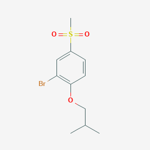 2-Bromo-1-isobutoxy-4-(methylsulfonyl)benzene