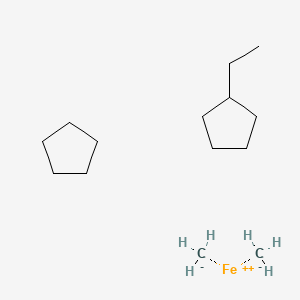 Carbanide;cyclopentane;ethylcyclopentane;iron(2+)