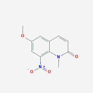 6-Methoxy-1-methyl-8-nitro-2-quinolone