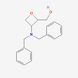 [3-(Dibenzylamino)oxetan-2-yl]methanol