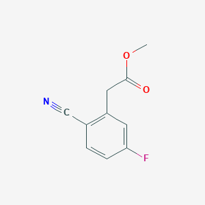 Methyl 2-cyano-5-fluorophenylacetate