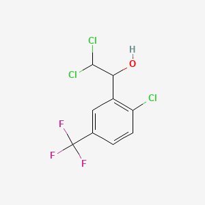 2,2-Dichloro-1-(2-chloro-5-(trifluoromethyl)phenyl)ethanol