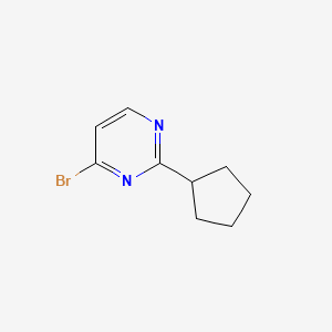 4-Bromo-2-cyclopentylpyrimidine