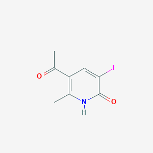 molecular formula C8H8INO2 B1402917 5-乙酰基-3-碘-6-甲基-1,2-二氢吡啶-2-酮 CAS No. 1407532-80-2