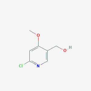molecular formula C7H8ClNO2 B1402918 (6-氯-4-甲氧基吡啶-3-基)甲醇 CAS No. 1263059-66-0