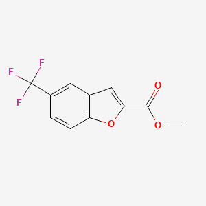 molecular formula C11H7F3O3 B1402921 5-(三氟甲基)-1-苯并呋喃-2-甲酸甲酯 CAS No. 1407521-96-3