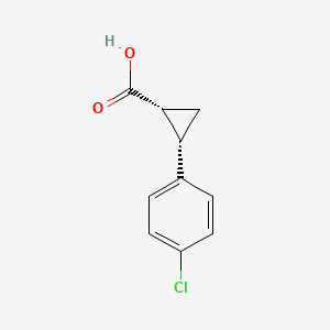 (1R,2S)-2-(4-chlorophenyl)cyclopropane-1-carboxylic acid