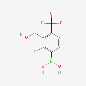 (2-Fluoro-3-(hydroxymethyl)-4-(trifluoromethyl)phenyl)boronic acid