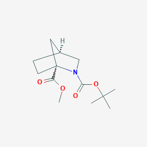 (1S,4S)-2-tert-Butyl 1-methyl 2-azabicyclo[2.2.1]heptane-1,2-dicarboxylate