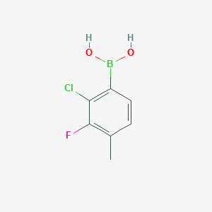 (2-Chloro-3-fluoro-4-methylphenyl)boronic acid