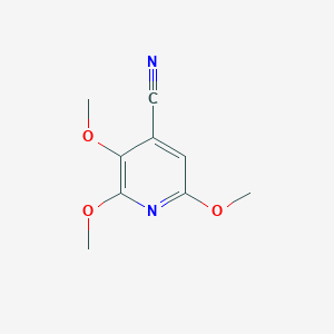 molecular formula C9H10N2O3 B1402943 2,3,6-Trimethoxyisonicotinonitrile CAS No. 1383788-28-0