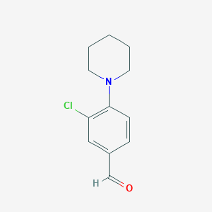 3-Chloro-4-piperidin-1-ylbenzaldehyde