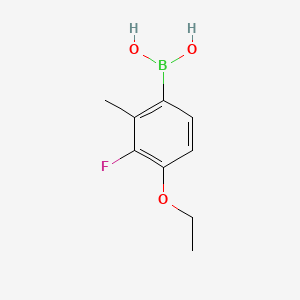 (4-Ethoxy-3-fluoro-2-methylphenyl)boronic acid