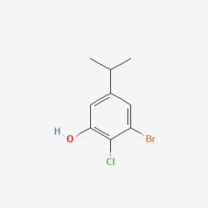 3-Bromo-2-chloro-5-isopropylphenol