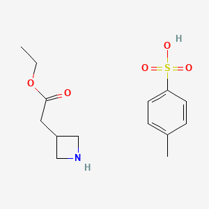 ethyl 2-(azetidin-3-yl)acetate;4-methylbenzenesulfonic acid