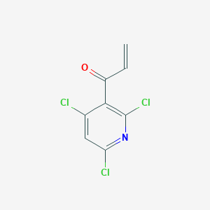 molecular formula C8H4Cl3NO B1402952 1-(2,4,6-Trichloropyridin-3-yl)prop-2-en-1-one CAS No. 1402149-11-4