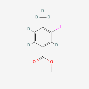 Methyl 3-iodo-4-methyl-D3-benzoate-2,5,6-D3