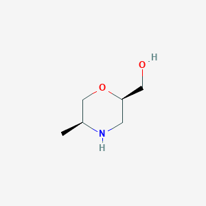 ((2R,5S)-5-Methylmorpholin-2-yl)methanol