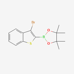 2-(3-Bromobenzo[b]thiophen-2-yl)-4,4,5,5-tetramethyl-1,3,2-dioxaborolane