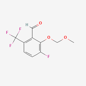 3-Fluoro-2-(methoxymethoxy)-6-(trifluoromethyl)benzaldehyde