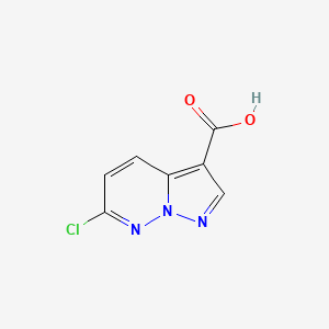 6-Chloropyrazolo[1,5-b]pyridazine-3-carboxylic acid