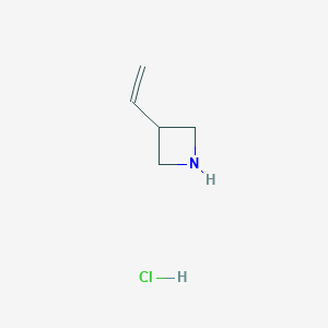 molecular formula C5H10ClN B14029596 3-Ethenylazetidine hydrochloride 