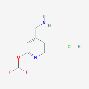 B1402961 (2-(Difluoromethoxy)pyridin-4-yl)methanamine hydrochloride CAS No. 943843-27-4