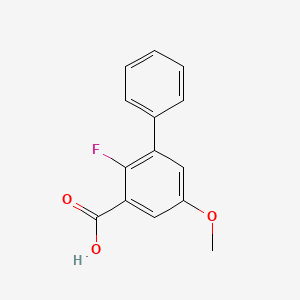 2-Fluoro-5-methoxy-[1,1'-biphenyl]-3-carboxylic acid