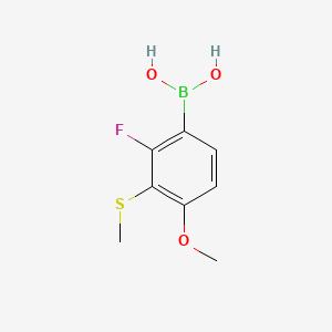 (2-Fluoro-4-methoxy-3-(methylthio)phenyl)boronic acid