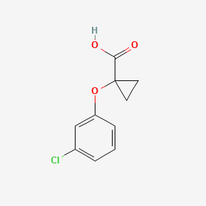 1-(3-Chlorophenoxy)cyclopropane-1-carboxylic acid