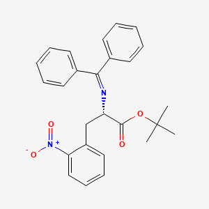 tert-Butyl (S)-2-((diphenylmethylene)amino)-3-(2-nitrophenyl)propanoate