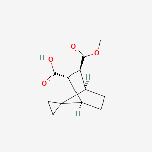 Rel-(1R,2S,3S,4R)-3-(methoxycarbonyl)spiro[bicyclo[2.2.1]heptane-7,1'-cyclopropane]-2-carboxylic acid