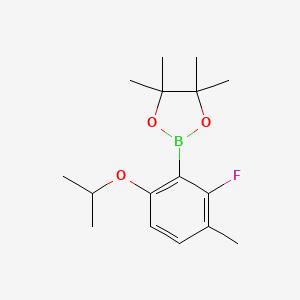 2-(2-Fluoro-6-isopropoxy-3-methylphenyl)-4,4,5,5-tetramethyl-1,3,2-dioxaborolane