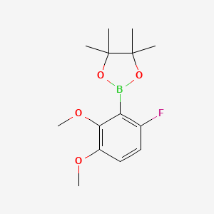 2-(6-Fluoro-2,3-dimethoxyphenyl)-4,4,5,5-tetramethyl-1,3,2-dioxaborolane