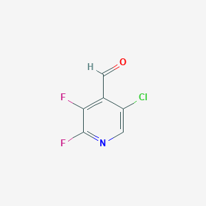 B1402973 5-Chloro-2,3-difluoroisonicotinaldehyde CAS No. 1333319-52-0